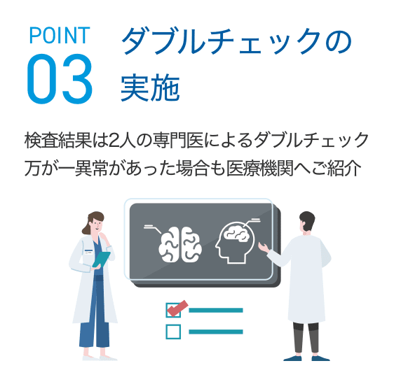 POINT3　ダブルチェックの実施