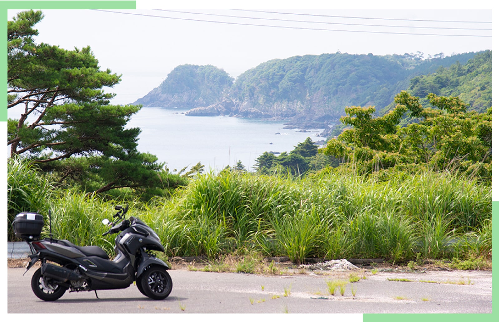 画像：山鳥渡し駐車場