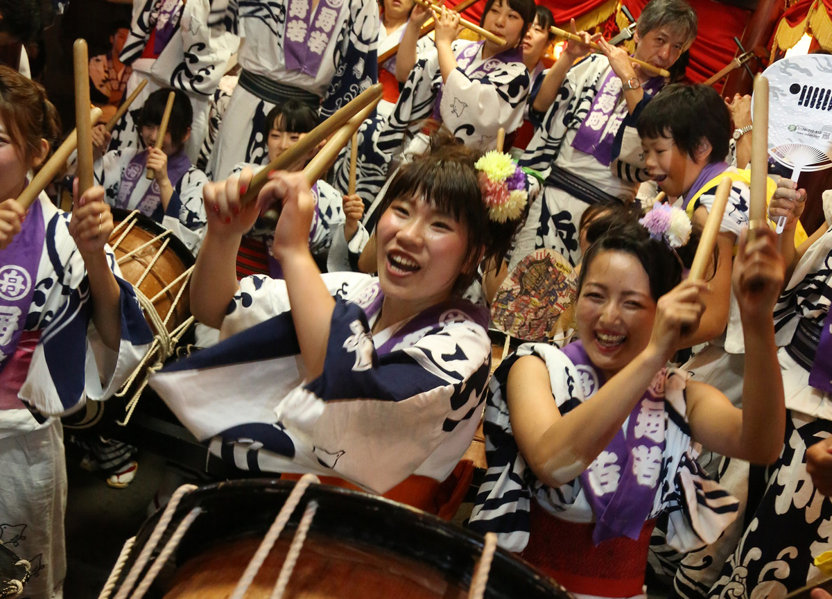 日本三大囃子の1つに数えられている花輪ばやし